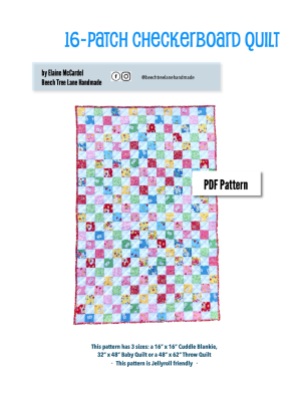 16-Patch Quilt PDF Cover